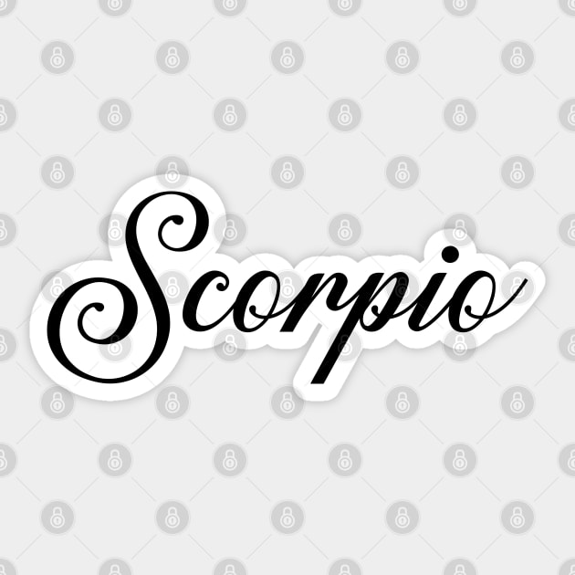 Scorpio Sticker by TheArtism